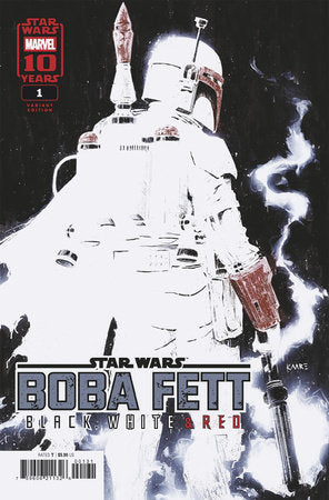 STAR WARS BOBA FETT BLACK WHITE & RED (2025) #1 KAARE ANDREWS VAR
