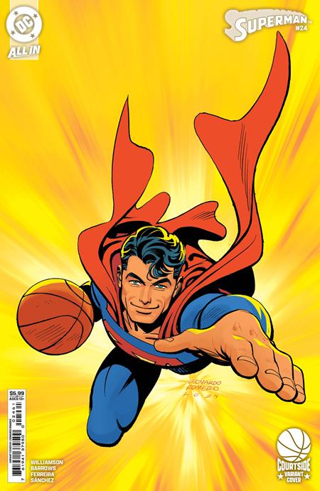 SUPERMAN (2023) #24 CVR E LEONARDO ROMERO COURTSIDE CARD STOCK VAR