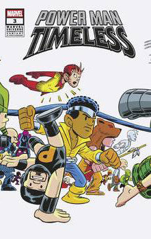 POWER MAN TIMELESS (2025) #3  CHRIS GIARRUSSO MARVEL UNIVERSE CONNECTING WRAP VAR J