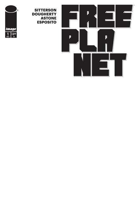 FREE PLANET (2025) #1 CVR C BLANK SKETCH VAR