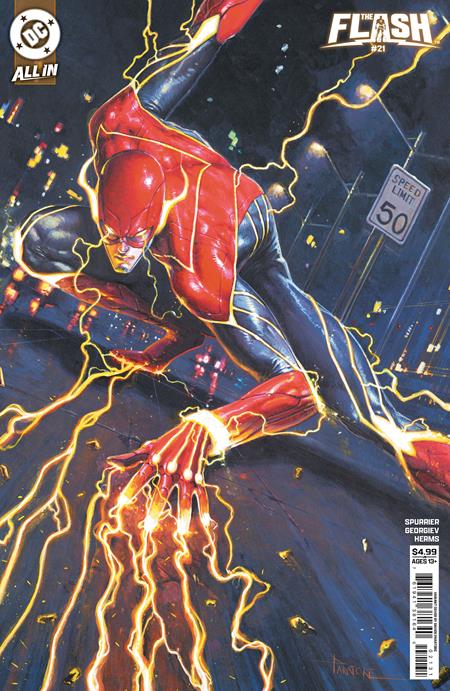 FLASH (2023) #21 CVR B DAVIDE PARATORE CARD STOCK VAR