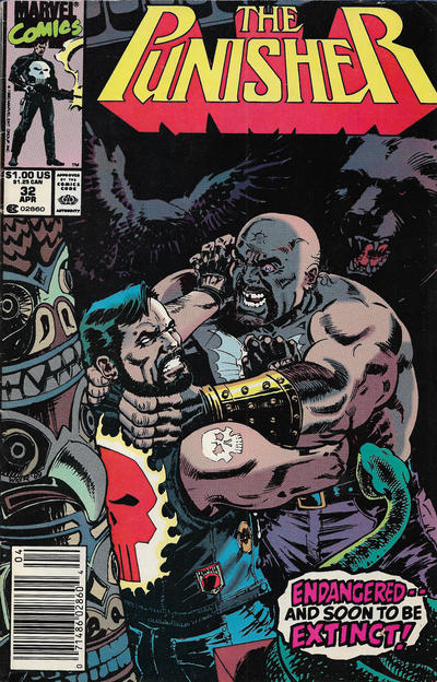 PUNISHER (1987) #32 NEWSSTAND EDITION