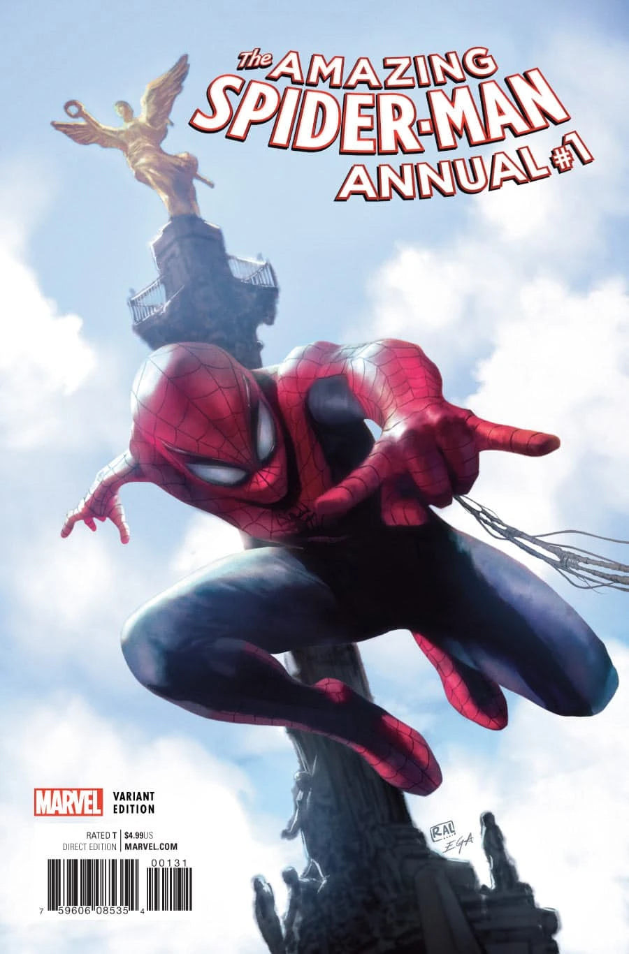 AMAZING SPIDER-MAN VOL 4 (2015) ANNUAL #1 VALDES TELEVISA VAR