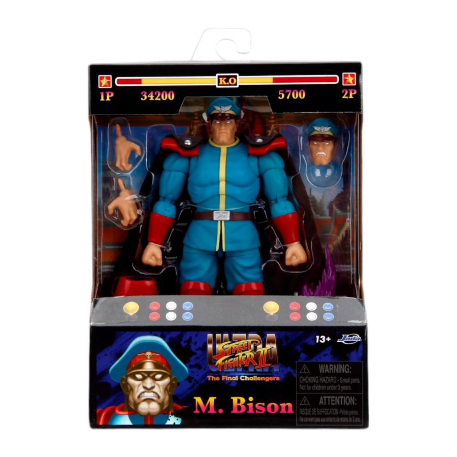 STREET FIGHTER M BISON (PLAYER 2) 6IN AF