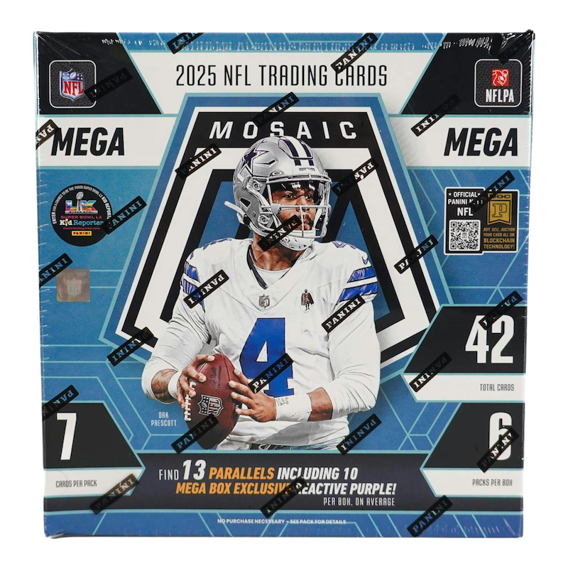 2025 PANINI MOSAIC NFL FOOTBALL MEGA BOX