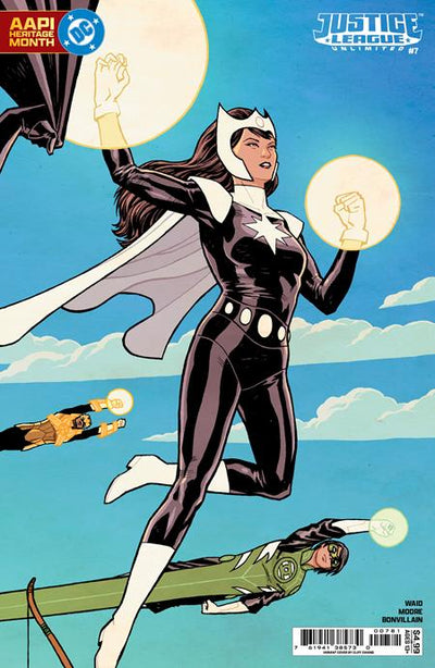 JUSTICE LEAGUE UNLIMITED (2024) #7 CVR F CLIFF CHIANG AAPI HERITAGE MONTH CONNECTING CARD STOCK VAR (WE ARE YESTERDAY)