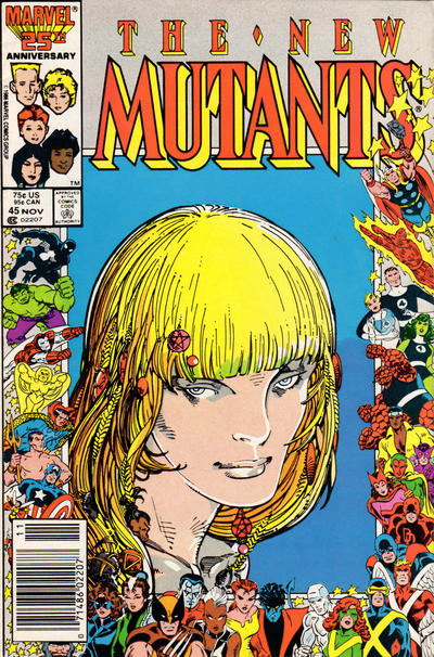 NEW MUTANTS (1983) #46 NEWSSTAND EDITION (VF/NM)