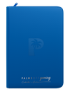 PALMS OFF GAMING COLLECTORS SERIES 9 POCKET BLUE ZIP TOP LOADER BINDER