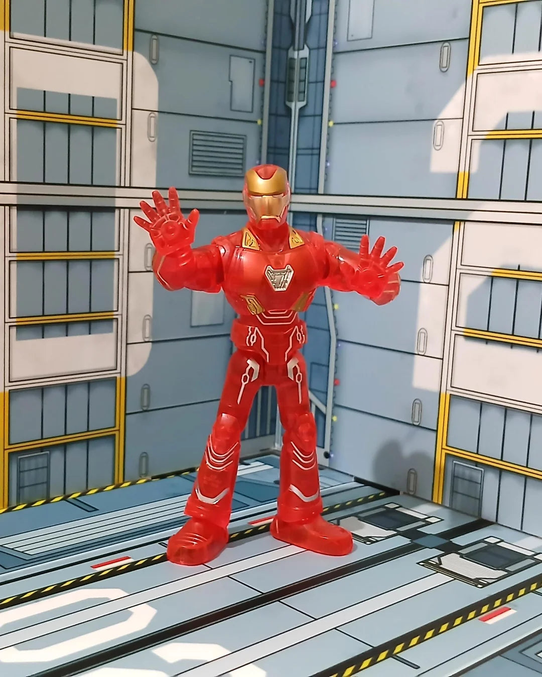 BLOKEES MARVEL INFINITY SAGA IRON MAN MARK 50 TRANSLUCENT RED LIMITED MODEL