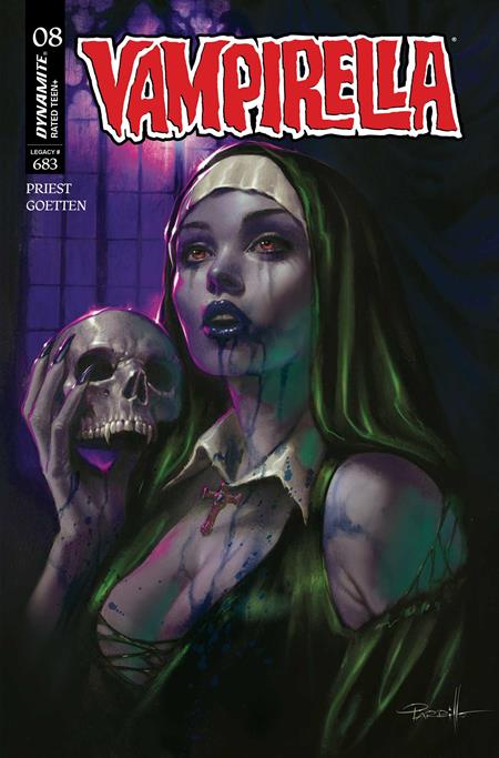 VAMPIRELLA (2025) #8 CVR N LUCIO PARRILLO ULTRAVIOLET FOC BONUS VAR