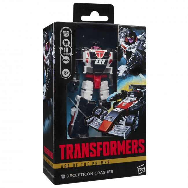TRANSFORMERS AGE OF THE PRIMES DELUXE CLASS DECEPTICON CRASHER AF