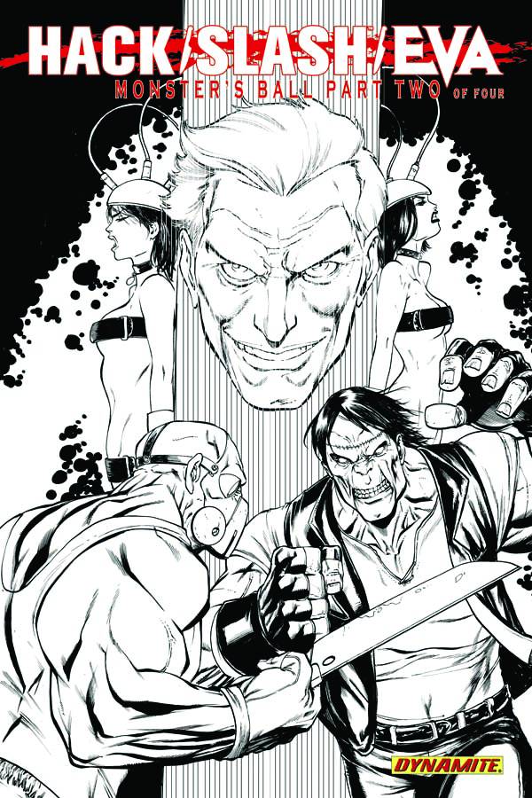 HACK SLASH EVA MONSTERS BALL #2 10 COPY SEELEY B&W INCV