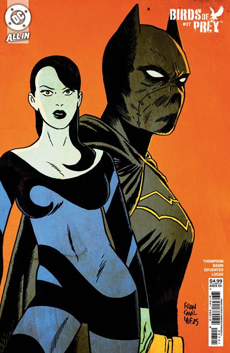 BIRDS OF PREY (2023) #27 CVR D FRANCESCO FRANCAVILLA CARD STOCK VAR
