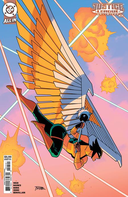 JUSTICE LEAGUE UNLIMITED (2024) #24 CVR B BRUNO REDONDO CARD STOCK VAR