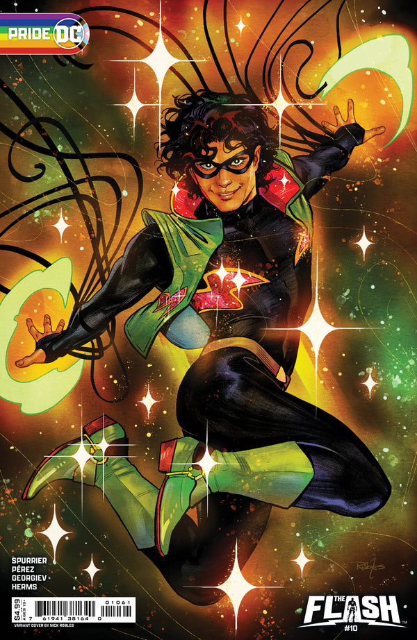 FLASH (2023) #10 CVR D NICK ROBLES DC PRIDE 2024 CARD STOCK VAR