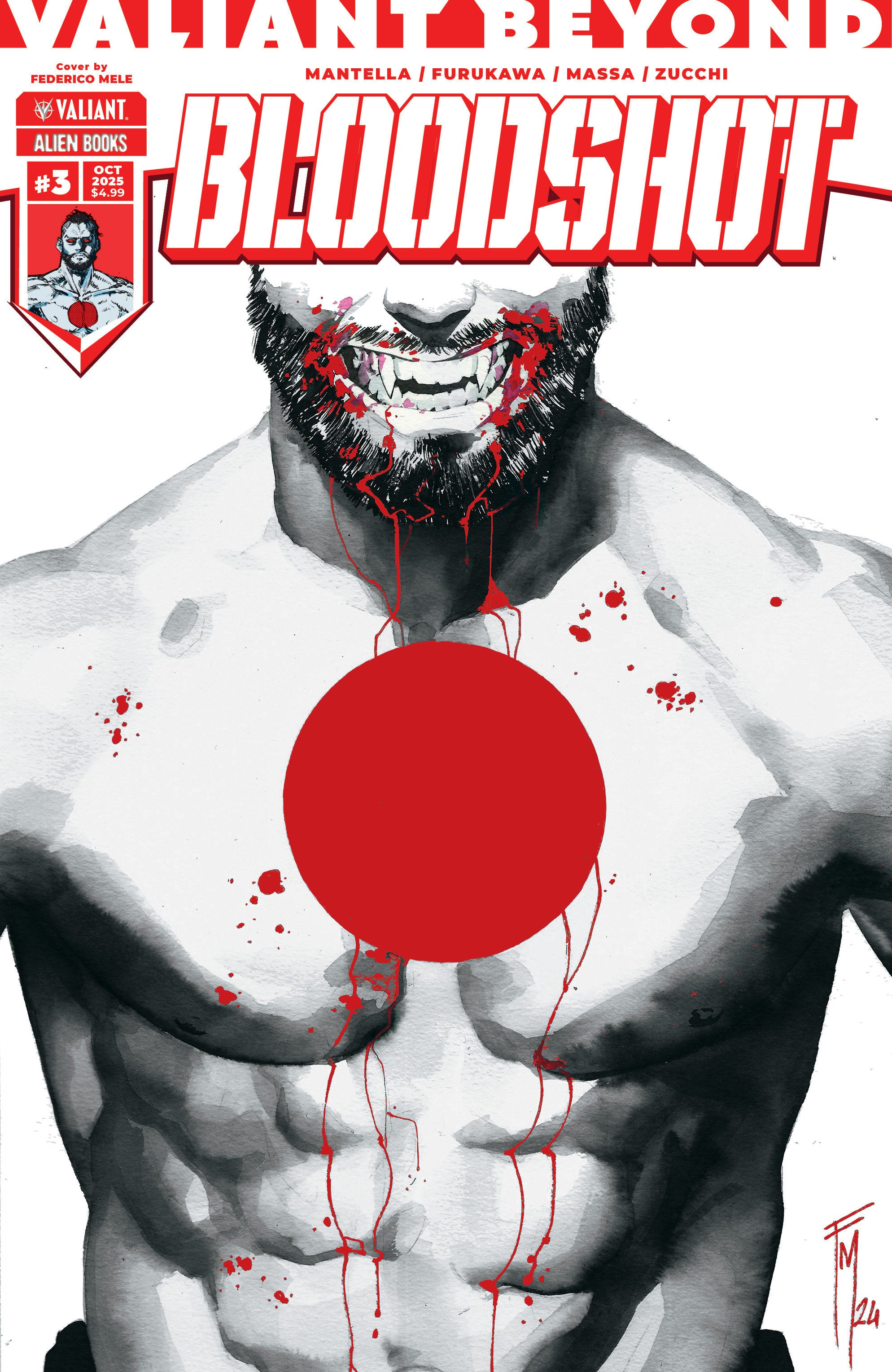 VALIANT BEYOND BLOODSHOT (2025) #3 CVR B MELE