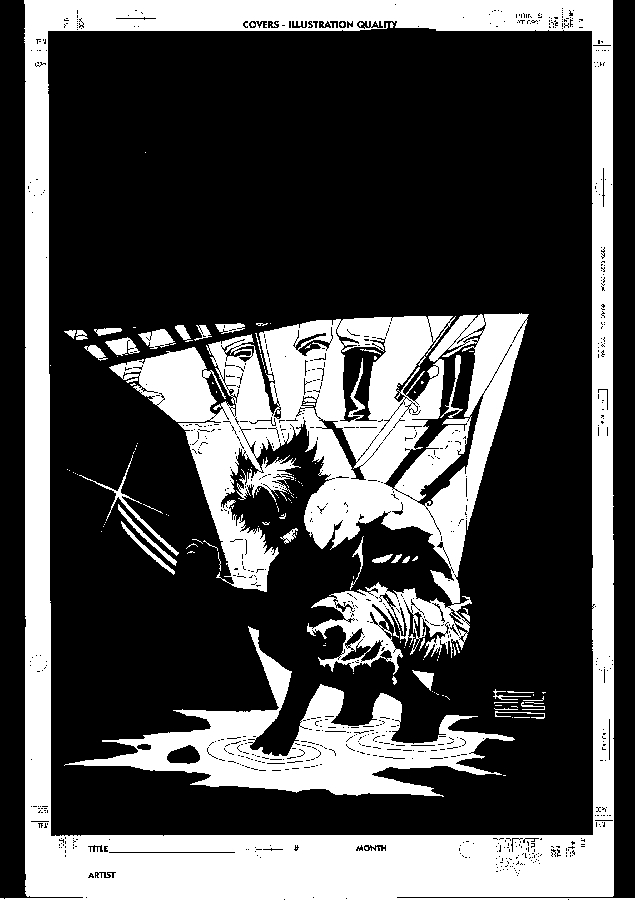 LOGAN (2008) #1 BLACK AND WHITE VAR