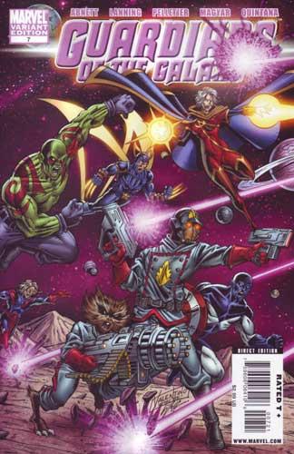 GUARDIANS OF THE GALAXY (2008) #7 15 COPY INCV VALENTINO VAR
