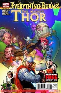 MIGHTY THOR #22 BURNS