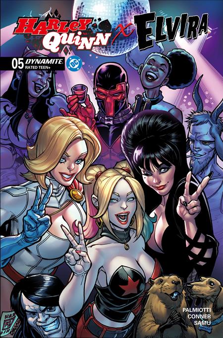 HARLEY QUINN X ELVIRA (2025) #5 CVR B CHAD HARDIN