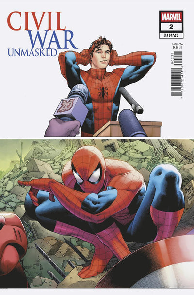 CIVIL WAR UNMASKED (2026) #2 PAULO SIQUEIRA 5-PART CONNECTING VAR