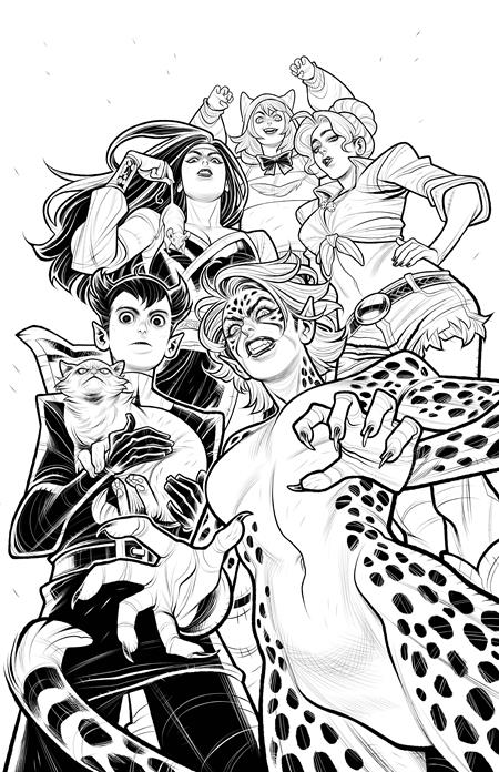CHEETAH AND CHESHIRE ROB THE JUSTICE LEAGUE (2025) #5 CVR C ELIZABETH TORQUE CARD STOCK VAR