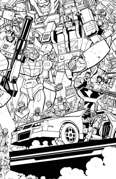 MASK (2026) #1 CVR F TOM REILLY ENERGON UNIVERSE THIRD ANNIVERSARY B&W CONNECTING VAR
