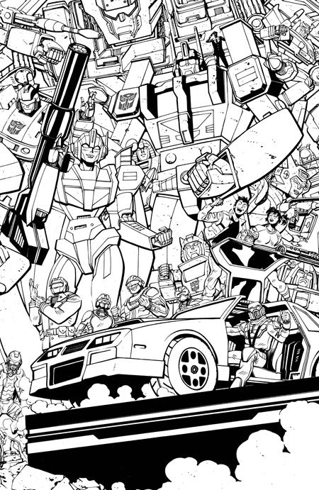 MASK (2026) #1 CVR F TOM REILLY ENERGON UNIVERSE THIRD ANNIVERSARY B&W CONNECTING VAR