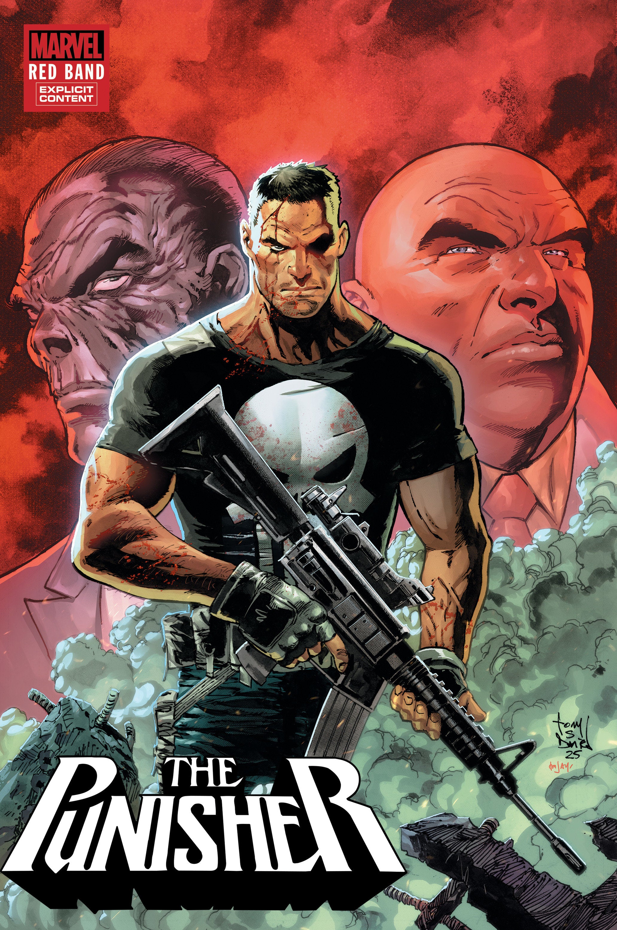 PUNISHER RED BAND (2025) #3 25 COPY INCV TONY DANIEL VAR [POLYBAGGED]