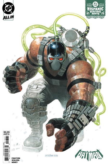 BATMAN (2025) #13 CVR G JOSE LADRONN HISPANIC HERITAGE MONTH CARD STOCK VAR (BATMAN BAD SEEDS)