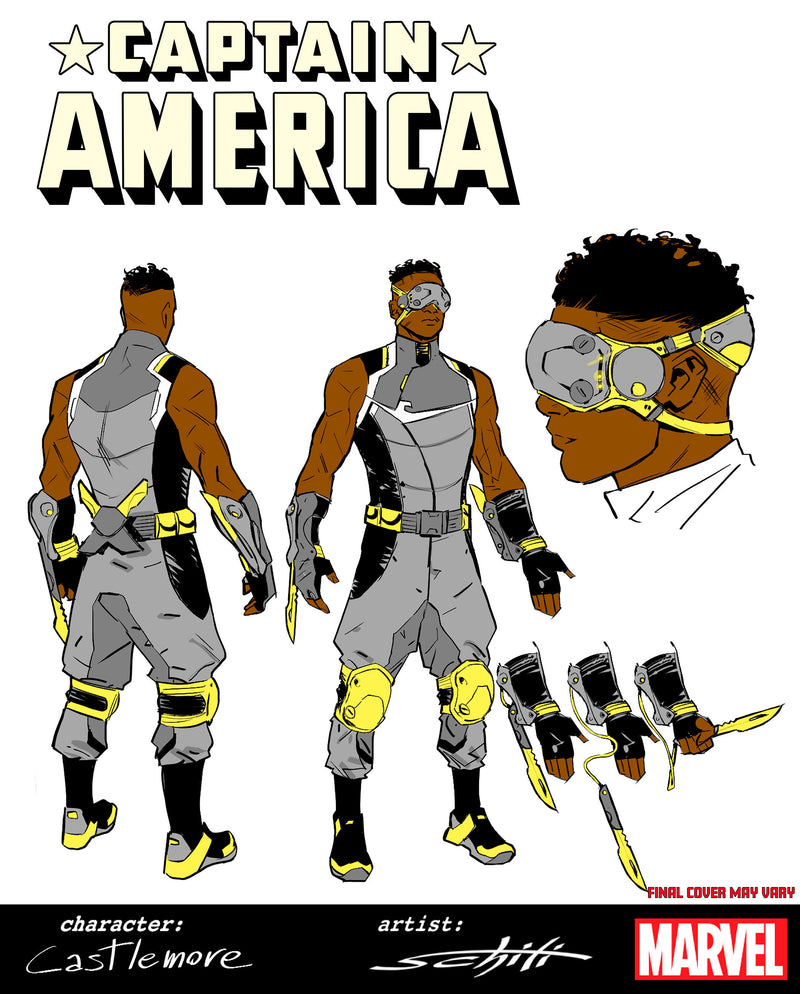 CAPTAIN AMERICA (2025) #7 10 COPY INCV VALERIO SCHITI DESIGN VAR