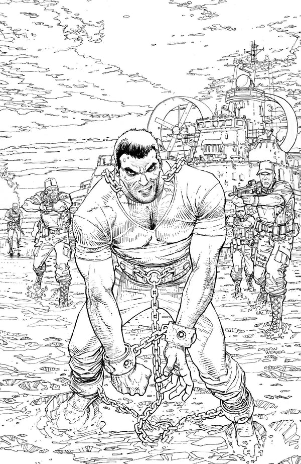 FORT PSYCHO (2026) #1 CVR H 20 COPY INCV DUSTIN WEAVER B&W VAR