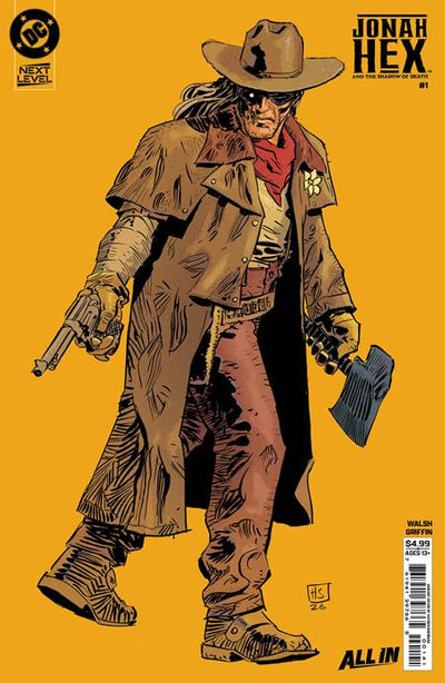 JONAH HEX AND THE SHADOW OF DEATH (2026) #1 CVR D HAYDEN SHERMAN NEXT LEVEL CARD STOCK VAR
