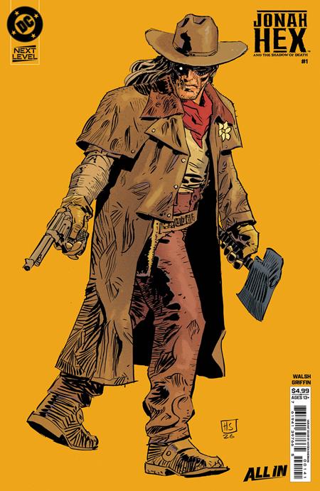 JONAH HEX AND THE SHADOW OF DEATH (2026) #1 CVR D HAYDEN SHERMAN NEXT LEVEL CARD STOCK VAR