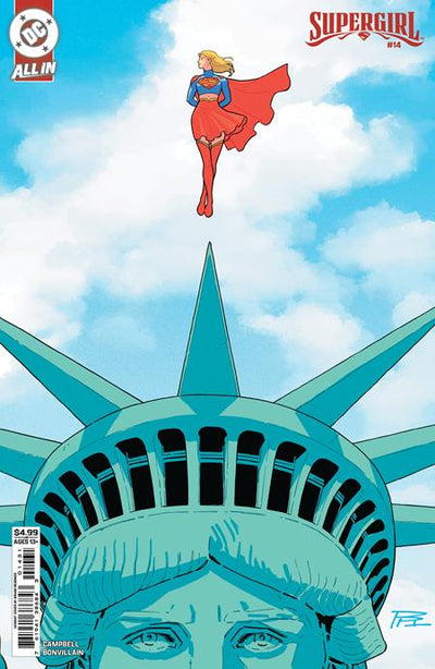 SUPERGIRL (2025) #14 CVR C BRUNO REDONDO CARD STOCK VAR (THE REIGN OF THE SUPERBOYS)