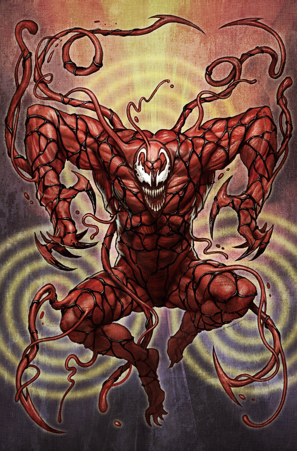 AMAZING SPIDER-MAN VENOM DEATH SPIRAL (2026) #1 50 COPY INCV STONEHOUSE CARNAGE VIRGIN VAR [DS]