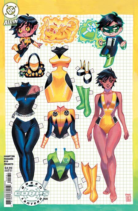 GREEN LANTERN CORPS (2025) #20 CVR C RIAN GONZAELES CARD STOCK VAR