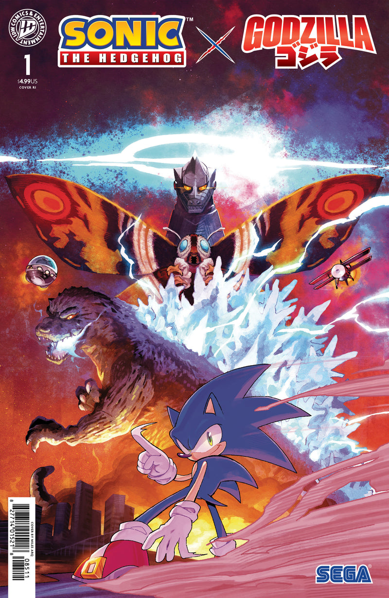 SONIC THE HEDGEHOG X GODZILLA (2026) #1 CVR G 50 COPY INCV ARQ VAR