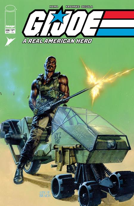GI JOE A REAL AMERICAN HERO (2023) #328 CVR C INC 1:10 STEVE BEACH GEARS OF JOE VAR