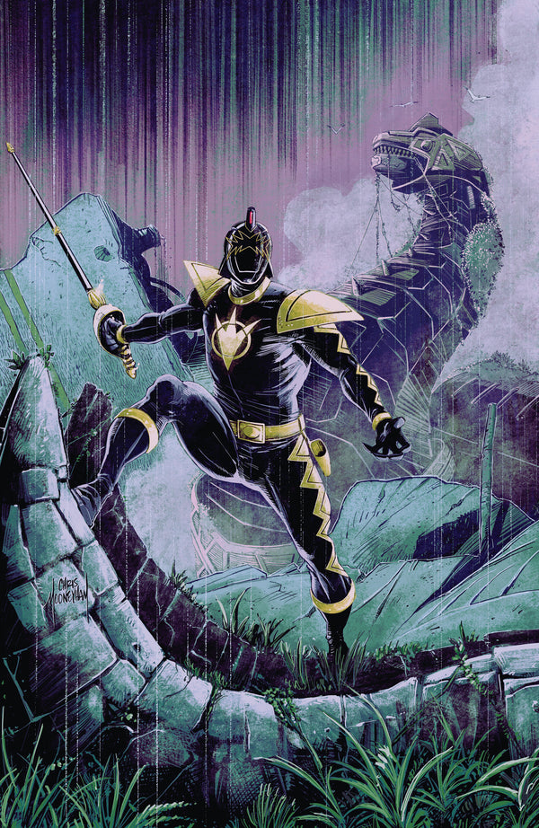 POWER RANGERS GREEN (2026) #1 CVR C TOMMY OLIVER CARD STOCK CONNECTING VAR