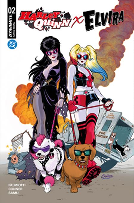 HARLEY QUINN X ELVIRA (2025) #2 CVR A AMANDA CONNER DOGS