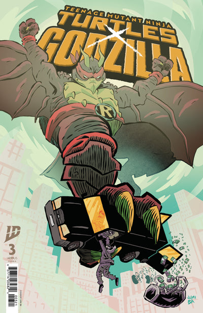 TEENAGE MUTANT NINJA TURTLES X GODZILLA (2025) #3 CVR B BA