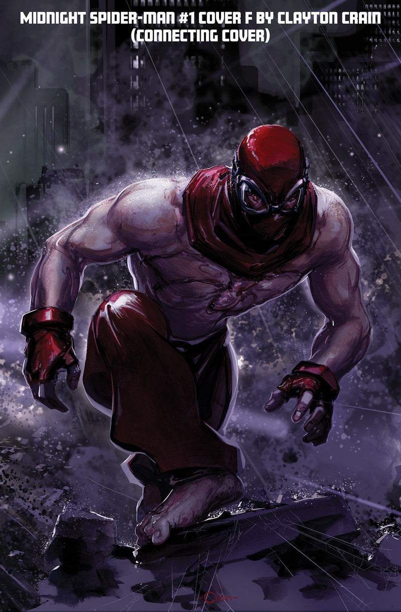 MIDNIGHT SPIDER-MAN (2026) #1 CVR F CLAYTON CRAIN 3-PART CONNECTING VAR