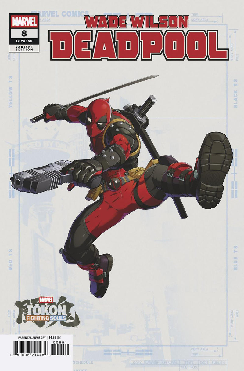 WADE WILSON DEADPOOL (2026) #8 MARVEL TOKON FIGHTING SOULS VAR [BG]