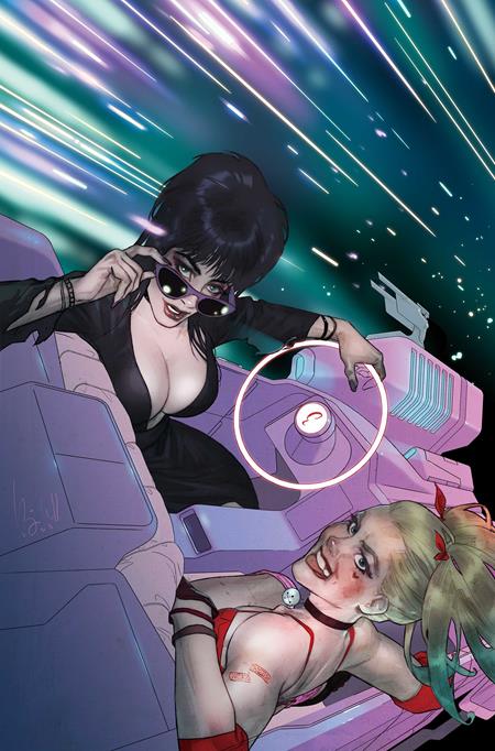 HARLEY QUINN X ELVIRA (2025) #5 CVR I INC 1:10 BEN CALDWELL VIRGIN VAR