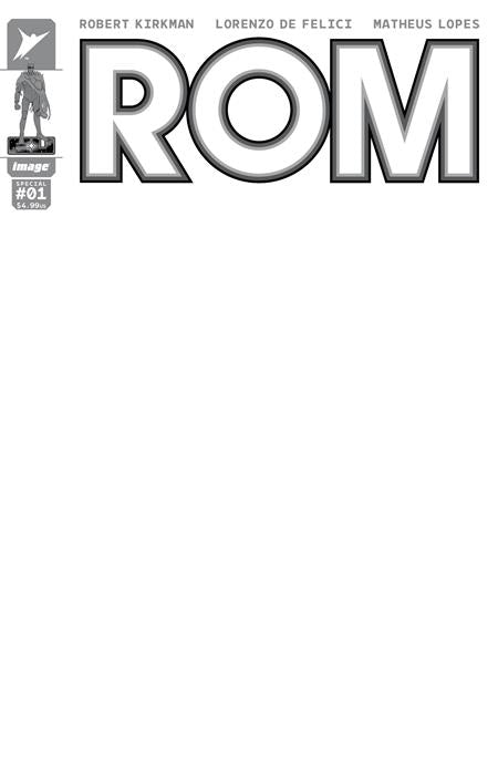 ROM SPECIAL (2026) #1 (ONE SHOT) CVR E BLANK SKETCH VAR