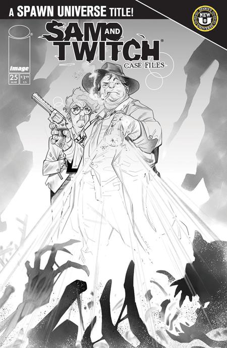 SAM AND TWITCH CASE FILES (2024) #25 CVR B IG GUARA B&W VAR