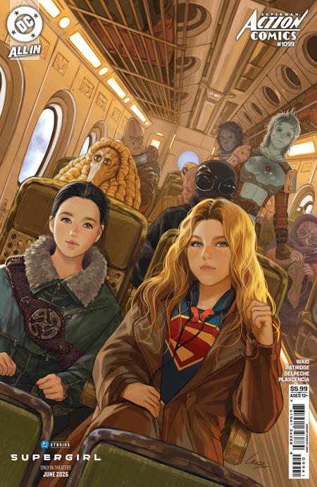 ACTION COMICS (2016) #1099 CVR D LESLEY LEIRIX LI SUPERGIRL MOVIE CARD STOCK VAR (THE REIGN OF THE SUPERBOYS)