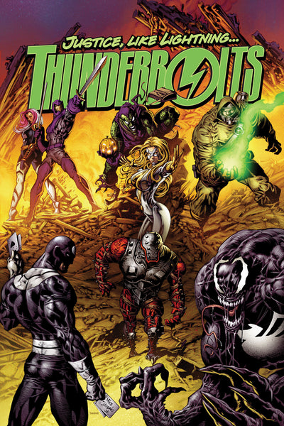 THUNDERBOLTS DARK REIGN OMNIBUS HC DIRECT MARKET VAR