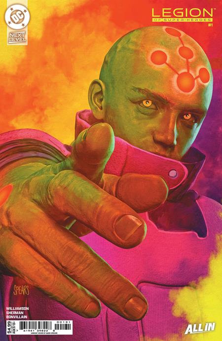 LEGION OF SUPER-HEROES (2026) #1 CVR C MARK SPEARS CARD STOCK VAR